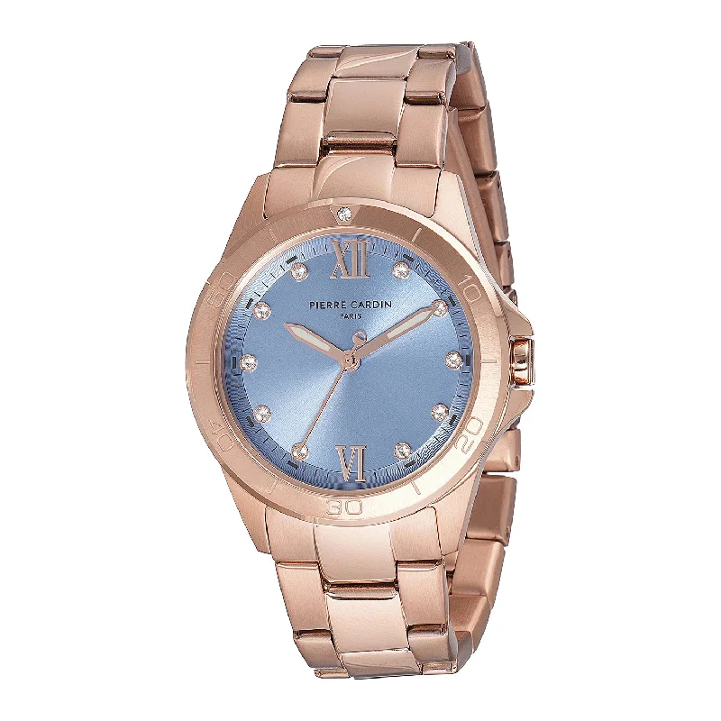 Observatoire Éclat Ladies’ Watch - Rose Gold Case with Clear Sky Dial and Crystal Indexes