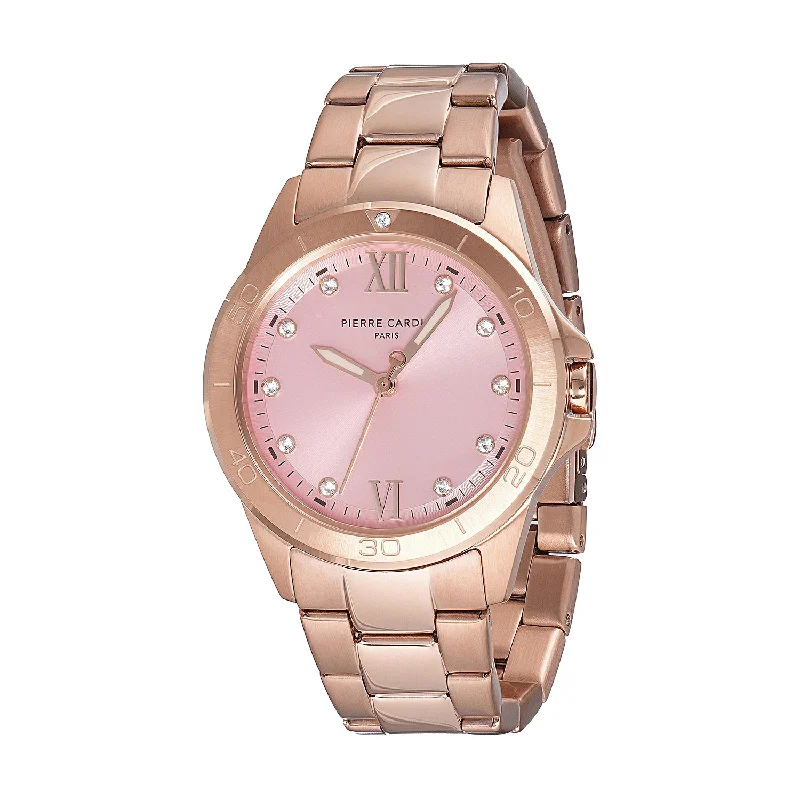 Observatoire Éclat Ladies’ Watch - Rose Gold Case with Pale Pink Dial and Crystal Indexes