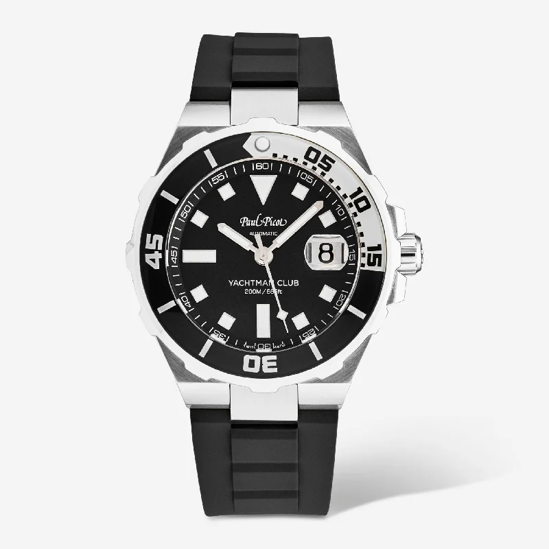 Paul Picot Yachtman Club Black Dial Men's Automatic Watch P1251NBL.SG.3614CM001