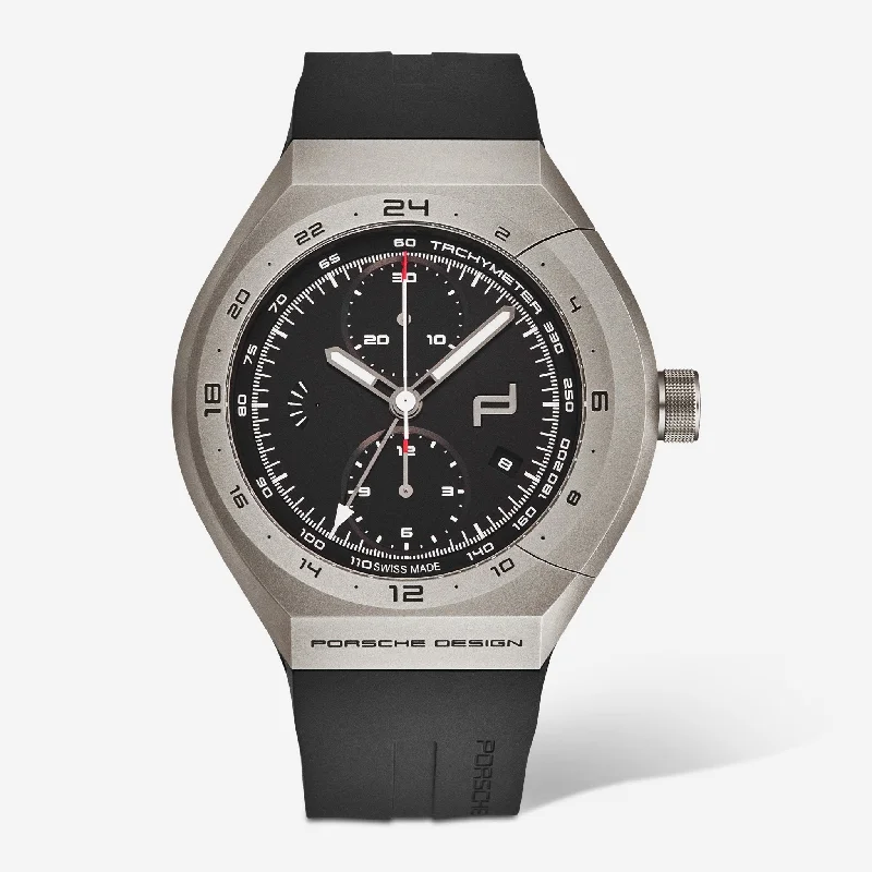 Porsche Monobloc Actuator GMT Chronograph Titanium Men's Automatic Watch 6030.6.02.001.05.2