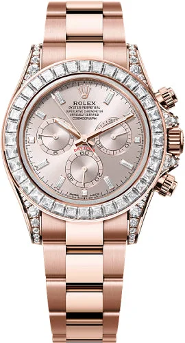 Rolex Cosmograph Daytona 40mm Sundust Diamond-Set Dial Oyster Bracelet Diamond-Set Bezel - 126595TBR | 2024 Model