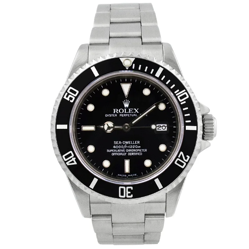 Rolex Sea Dweller 40mm Black Dial Watch Ref# 16600