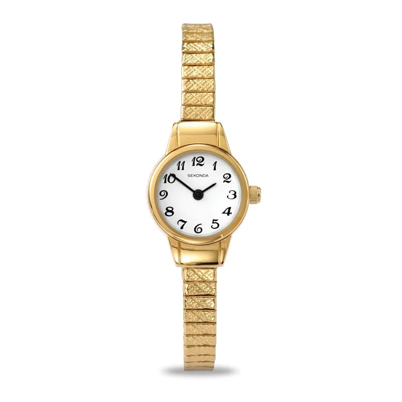 Sekonda Watch Gold Colour Expander Round