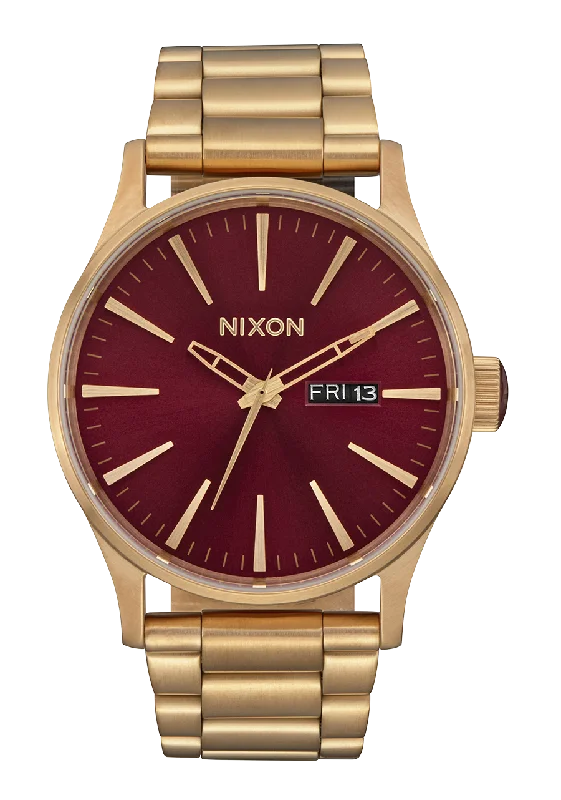 Sentry Stainless Steel - Oxblood Sunray / Gold