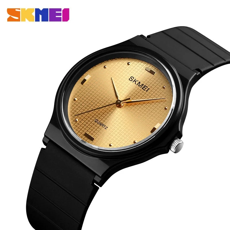 SKMEI Fashion Womens Watches Waterproof Quartz Watch Women Ladies Casual Wrist Watch Clock Relogio Feminino Montre Femme