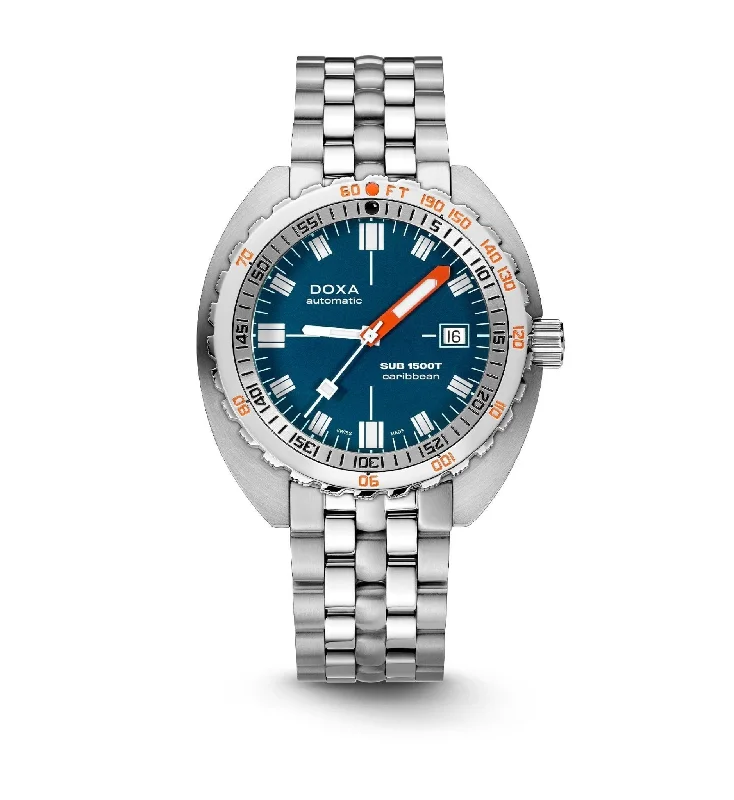 DOXA Sub 1500T Caribbean Stainless Steel - 883.10.201.10