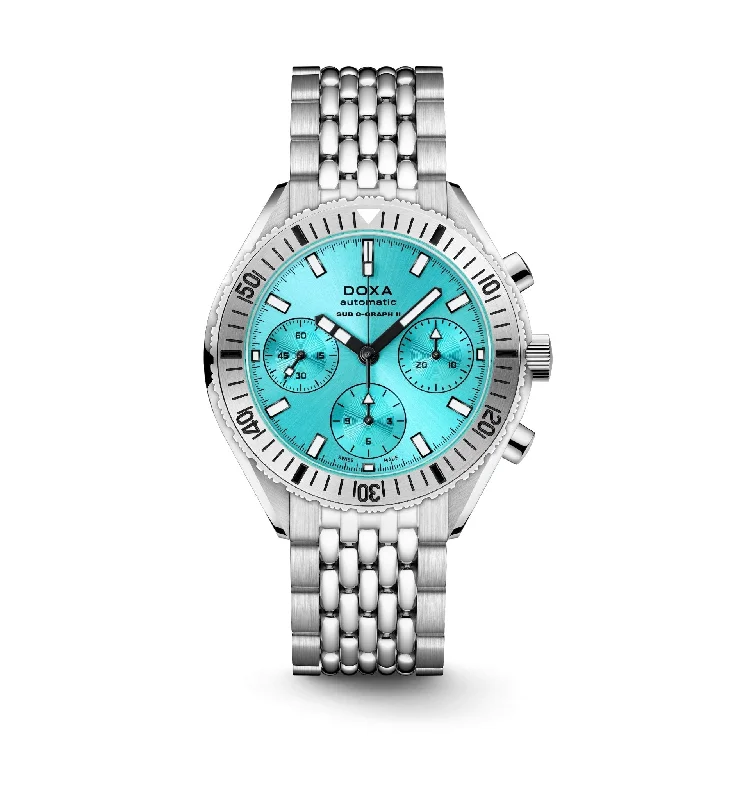 DOXA Sub 200 C-Graph II Aquamarine Stainless Steel - 797.10.241.10