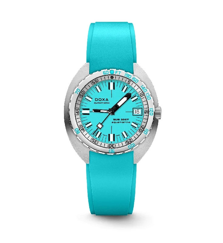 DOXA Sub 200T Aquamarine Iconic Rubber - 804.10.241.10