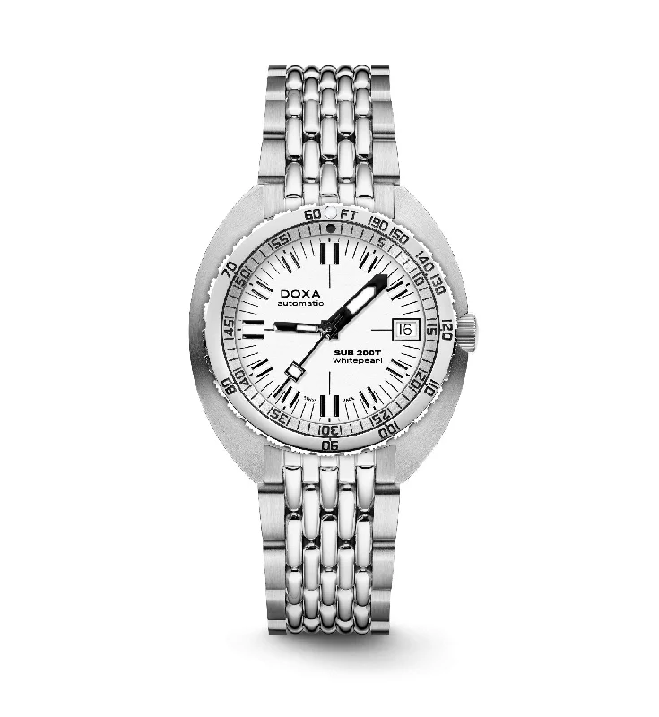 DOXA Sub 200T Whitepearl Iconic Stainless Steel - 804.10.011.10