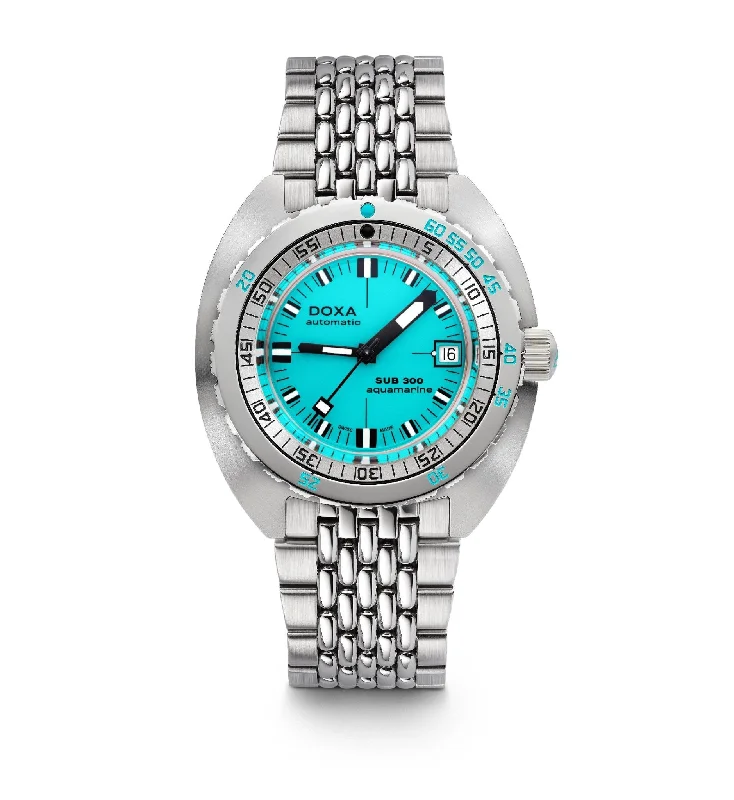 DOXA Sub 300 Aquamarine Stainless Steel - 821.10.241.10