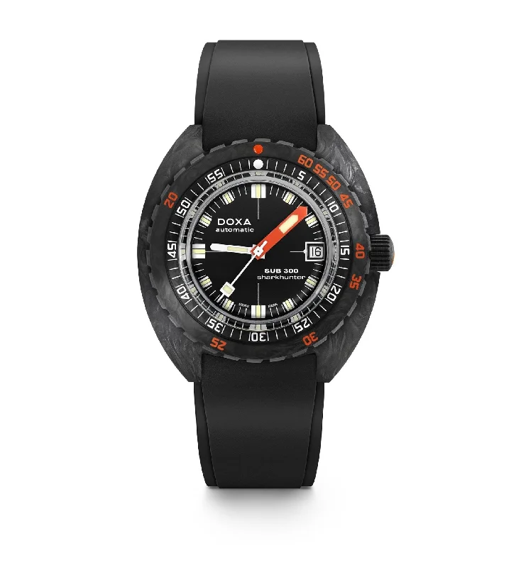 DOXA Sub 300 Carbon Sharkhunter Rubber - 822.70.101.20