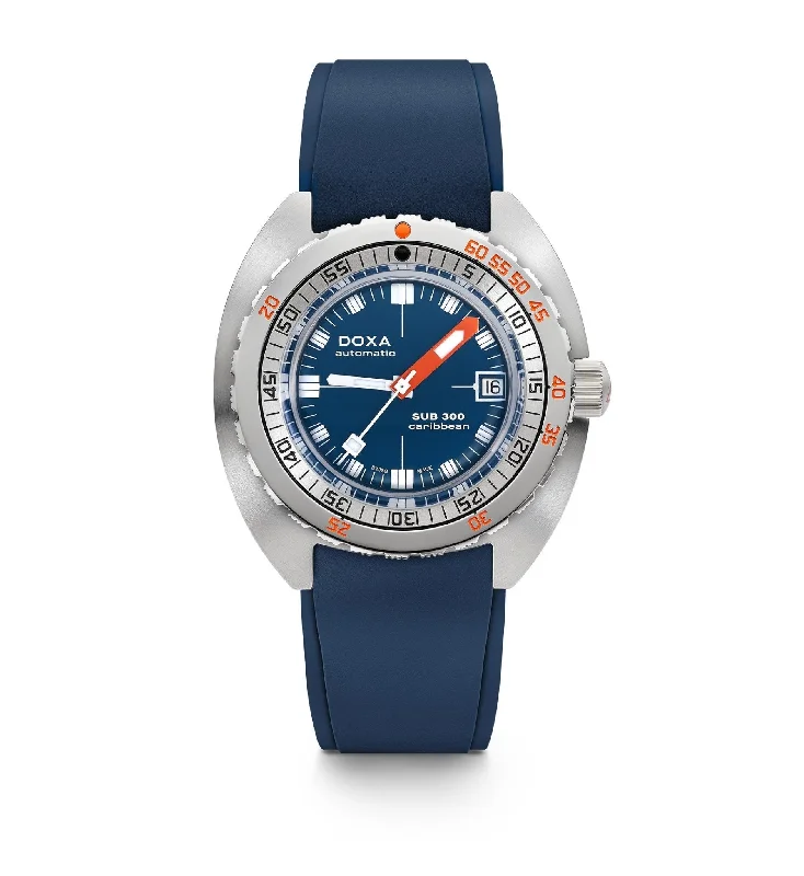 DOXA Sub 300 Caribbean Rubber - 821.10.201.10