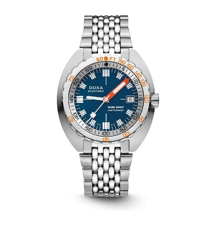 DOXA Sub 300T Caribbean Stainless Steel - 840.10.201.10