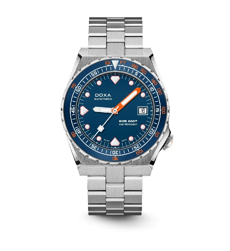 DOXA Sub 600T Caribbean Stainless Steel Ceramic - 862.10.201.32-N