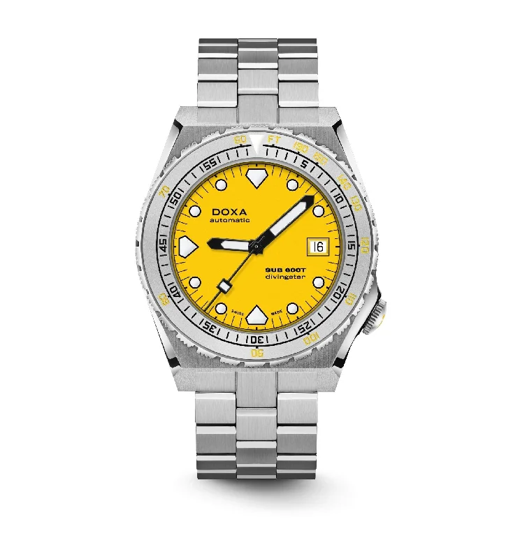 DOXA Sub 600T Divingstar Stainless Steel Sandblasted - 862.10.361.31-N