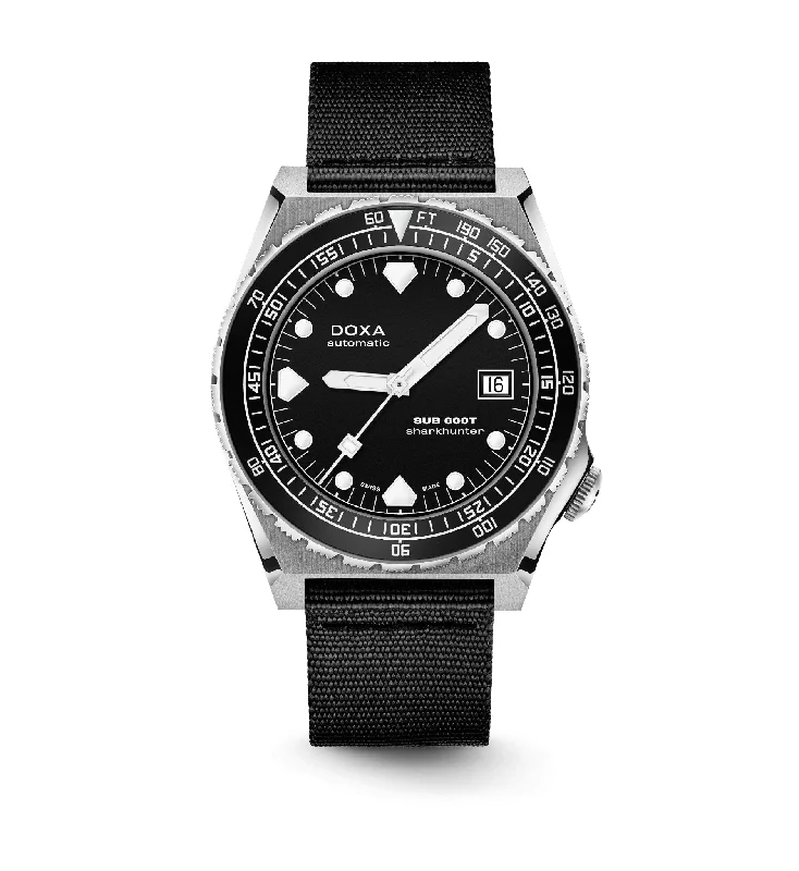 DOXA Sub 600T Sharkhunter B&W Nato - 861.10.101B.20-N