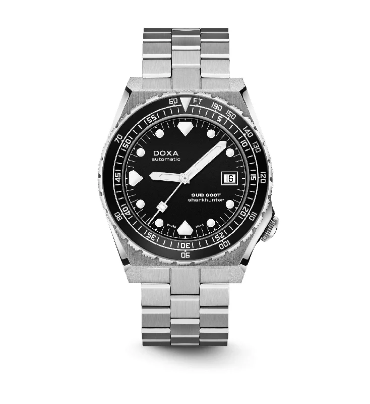 DOXA Sub 600T Sharkhunter B&W Stainless Steel - 861.10.101B.20-N