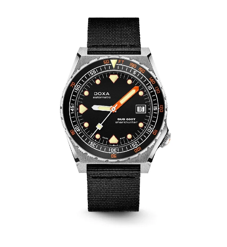 DOXA Sub 600T Sharkhunter Nato Black Ceramic - 862.10.101.20-N