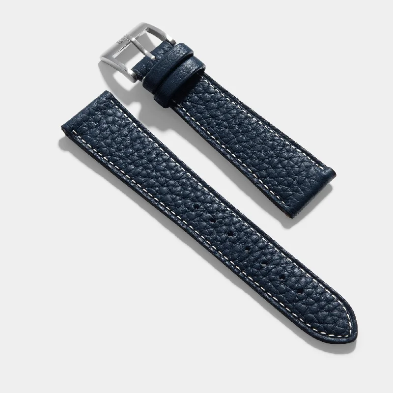 Taurillon Nocturne Blue Leather Watch Strap