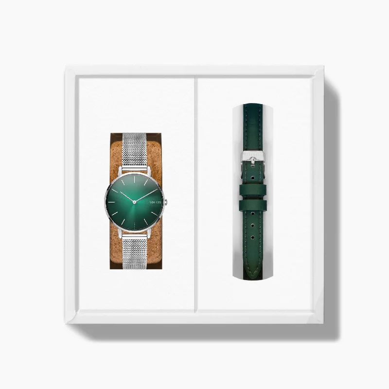 The Rainforest Mini Bundle | Green Dial - Silver Case