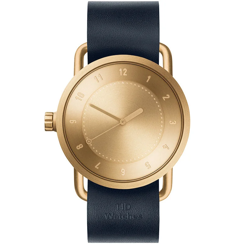 TID No.1 Gold Dial / Navy Leather Strap / Gold Buckle