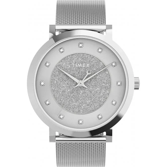 Timex Ladies Celestial Opulence Silver Watch TW2U67000