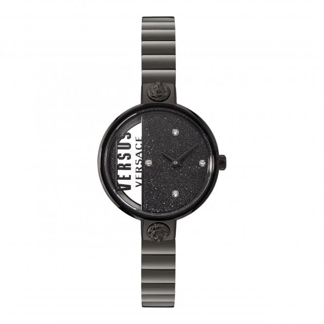 Ladies Rue Denoyez Glitte Stainless Steel Black Watch VSPZV0521