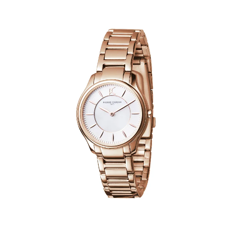 Vivienne Garnish Ladies Rose Gold Watch with Mother of pearl dial