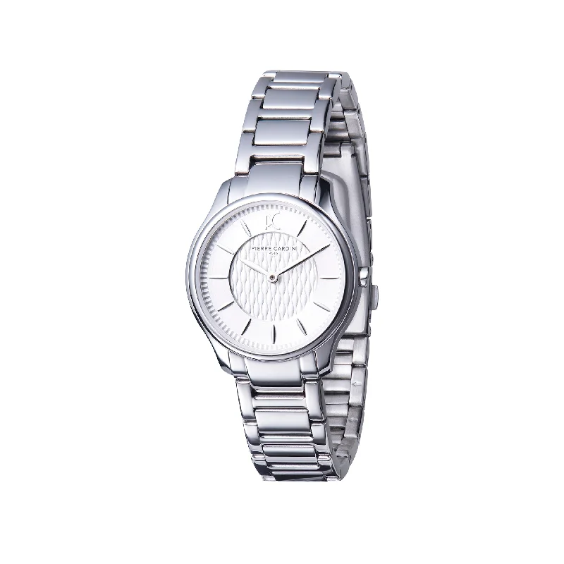 Vivienne Garnish Ladies Stainless Steel Watch with Metal Band