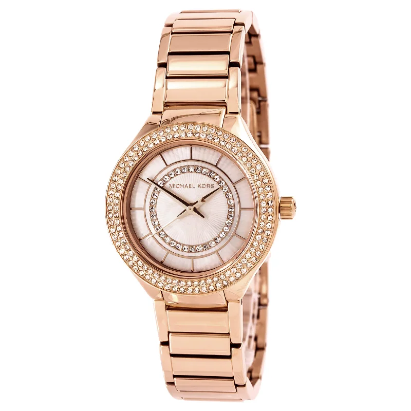 Michael Kors MK3802 Mini Kerry Womens Crystal MOP Dial Watch