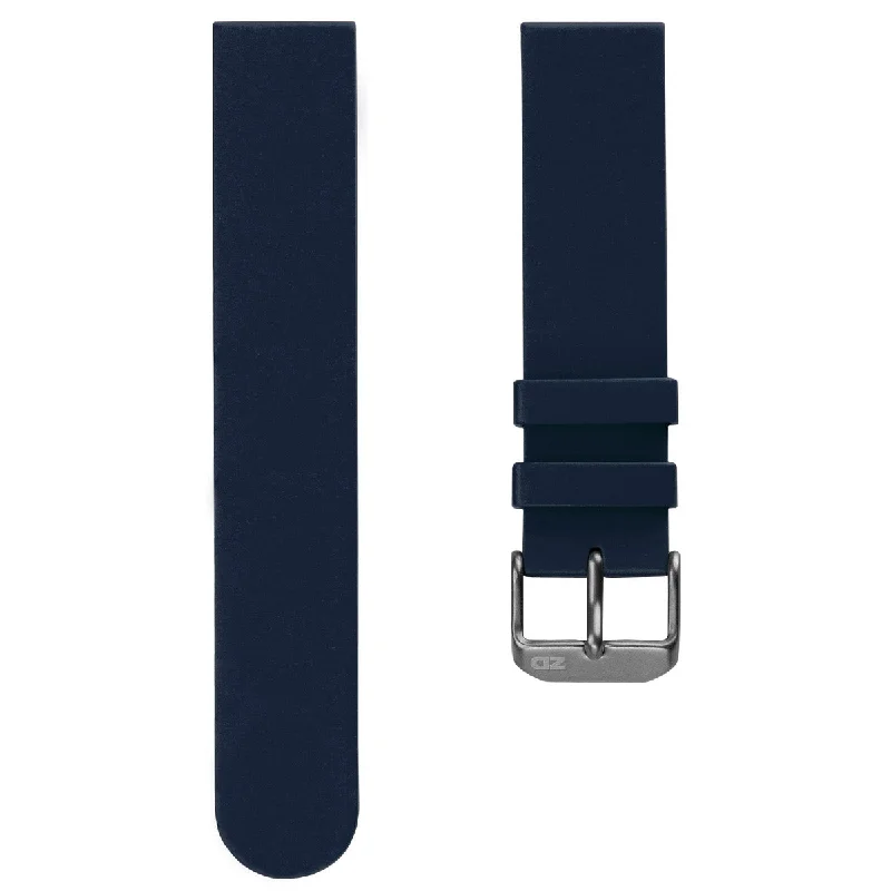 ZULUDIVER 270 Italian Rubber Watch Strap - Navy